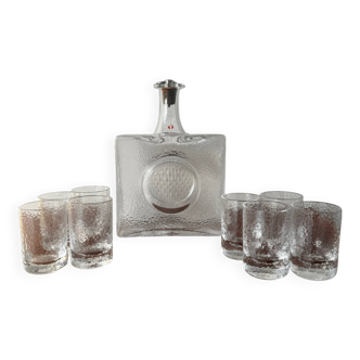 Carafe iittala tapio wirkkala mini 2529 avec 8 verres à shot