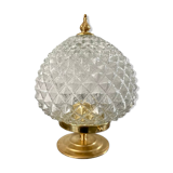 Table lamp diamond tip globe