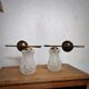 Pair of art deco wall lamps