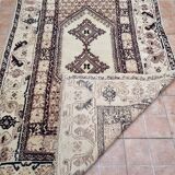 Vintage Berber rug, pure wool, hand-woven 254 x 154 cm