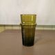 Large amber colored Beldi glasses