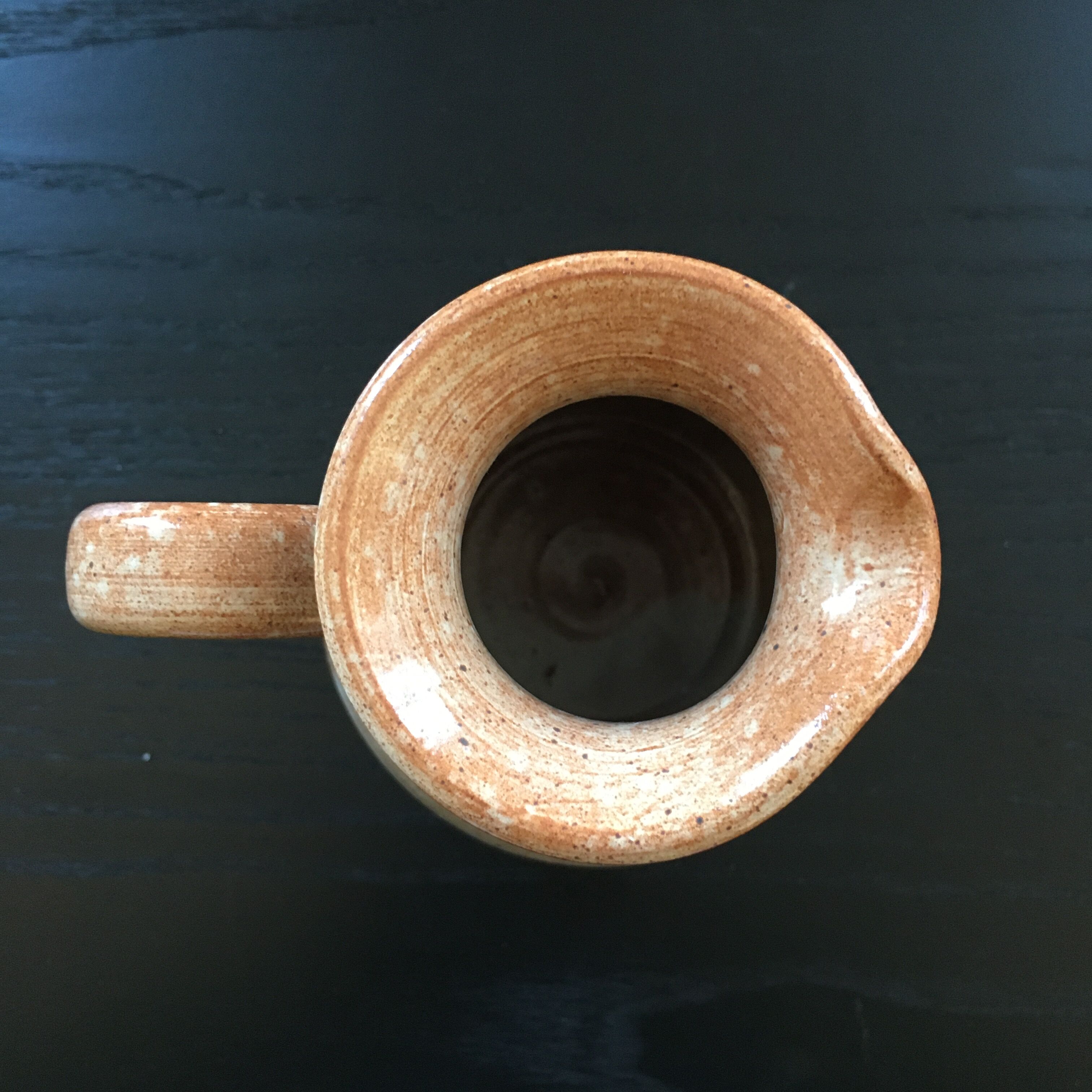 Pitcher beige floral decoration