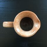 Pitcher beige floral decoration