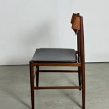 Skulptural Teak Beside Chair Denmark 50s