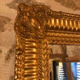 Mirror Louis XV - XVI with gold leaf 80x94cm