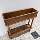 Vintage rattan planter