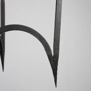 Candelabre en fer forgé néo-gothique, France, 19e siècle