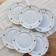 6 vintage porcelain dessert plates – Tables & Couleurs Cherry model