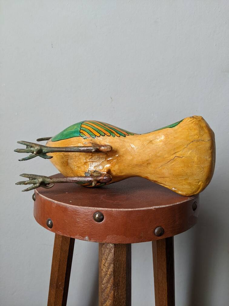 Ibis Egyptian art handcrafted countryside decoration sculpture