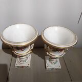 Pair of vases called "Medici" .