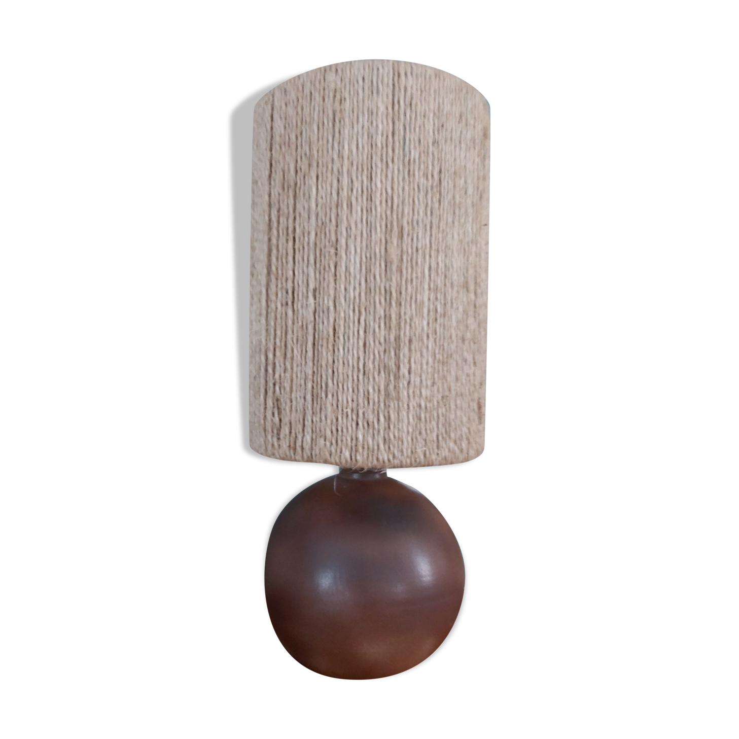 Vintage stoneware lamp