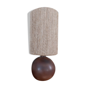 Vintage stoneware lamp