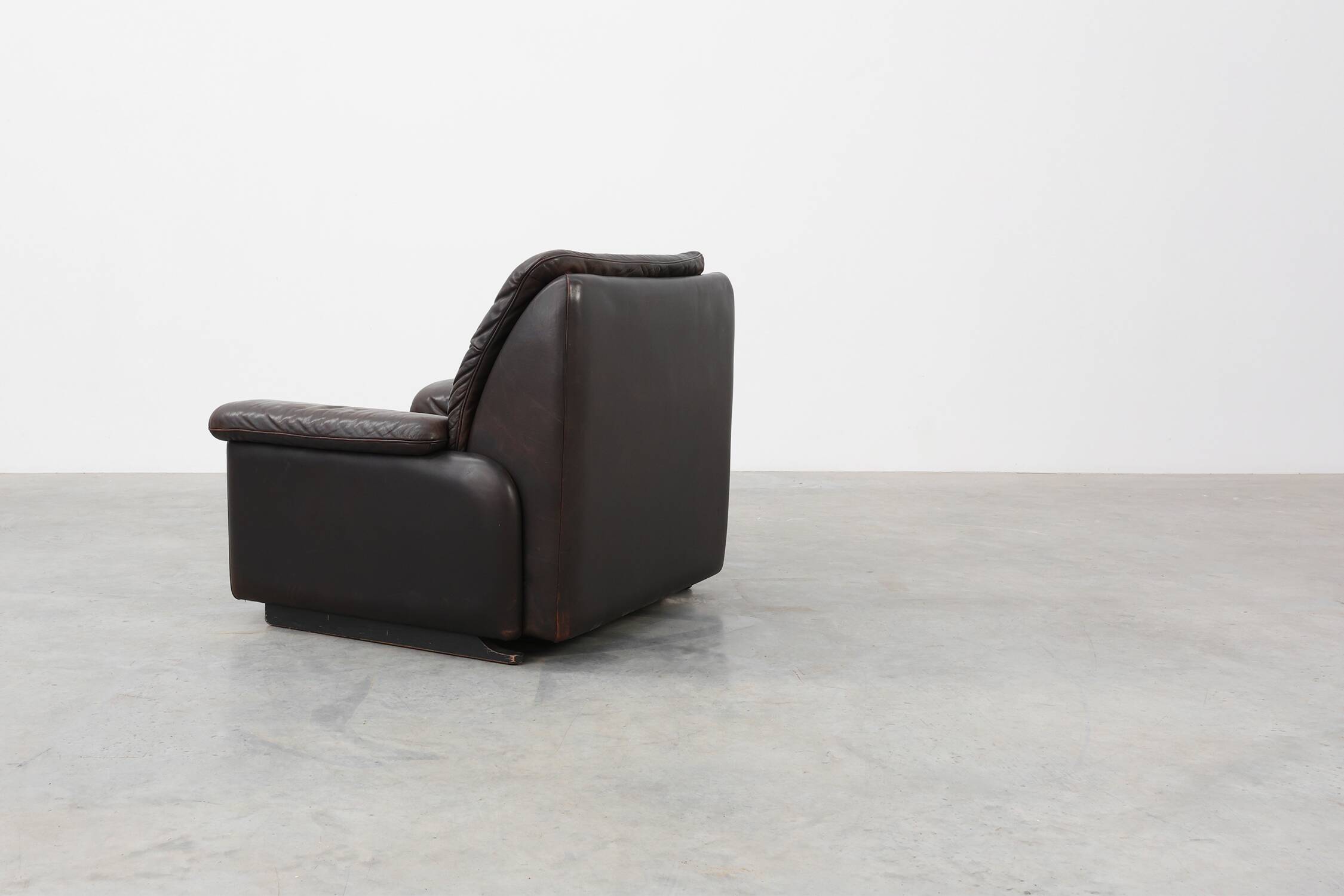 Mid-century De Sede DS‑66 brown leather Relax Chair, Switzerland 1960s