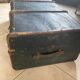 Old trunk in zinc/wood and brass