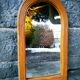 Rattan mirror 35x60cm