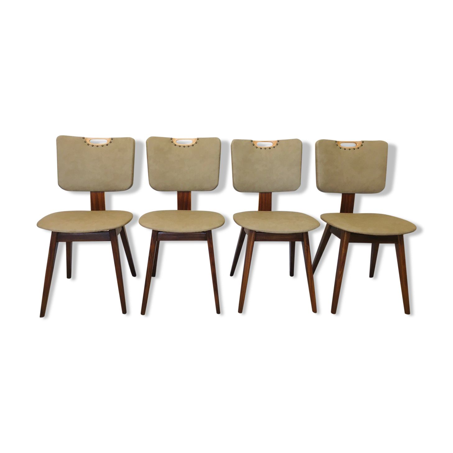 Dutch Vintage Chairs, Set of 4, 1960s