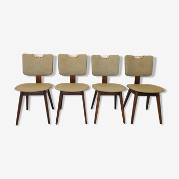 Dutch Vintage Chairs, Set of 4, 1960s