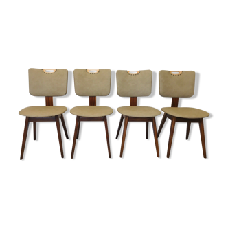 Dutch Vintage Chairs, Set of 4, 1960s