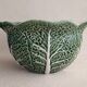 Bordallo Pinheiro earthenware cabbage salad bowl