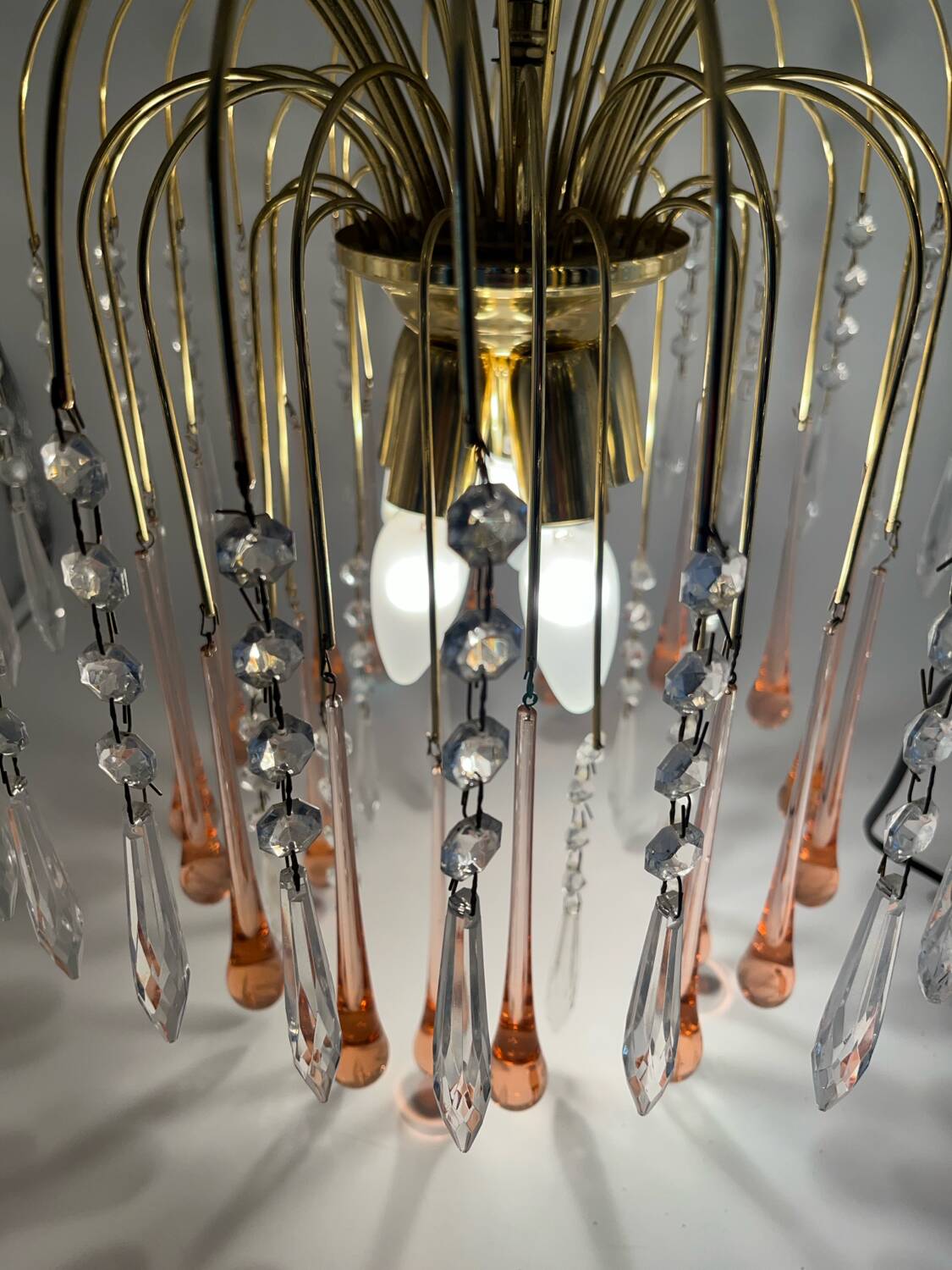 Murano glass wall chandelier