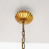 Gilt ‘Sheaf of wheat’ Chandelier by Hans Kögl