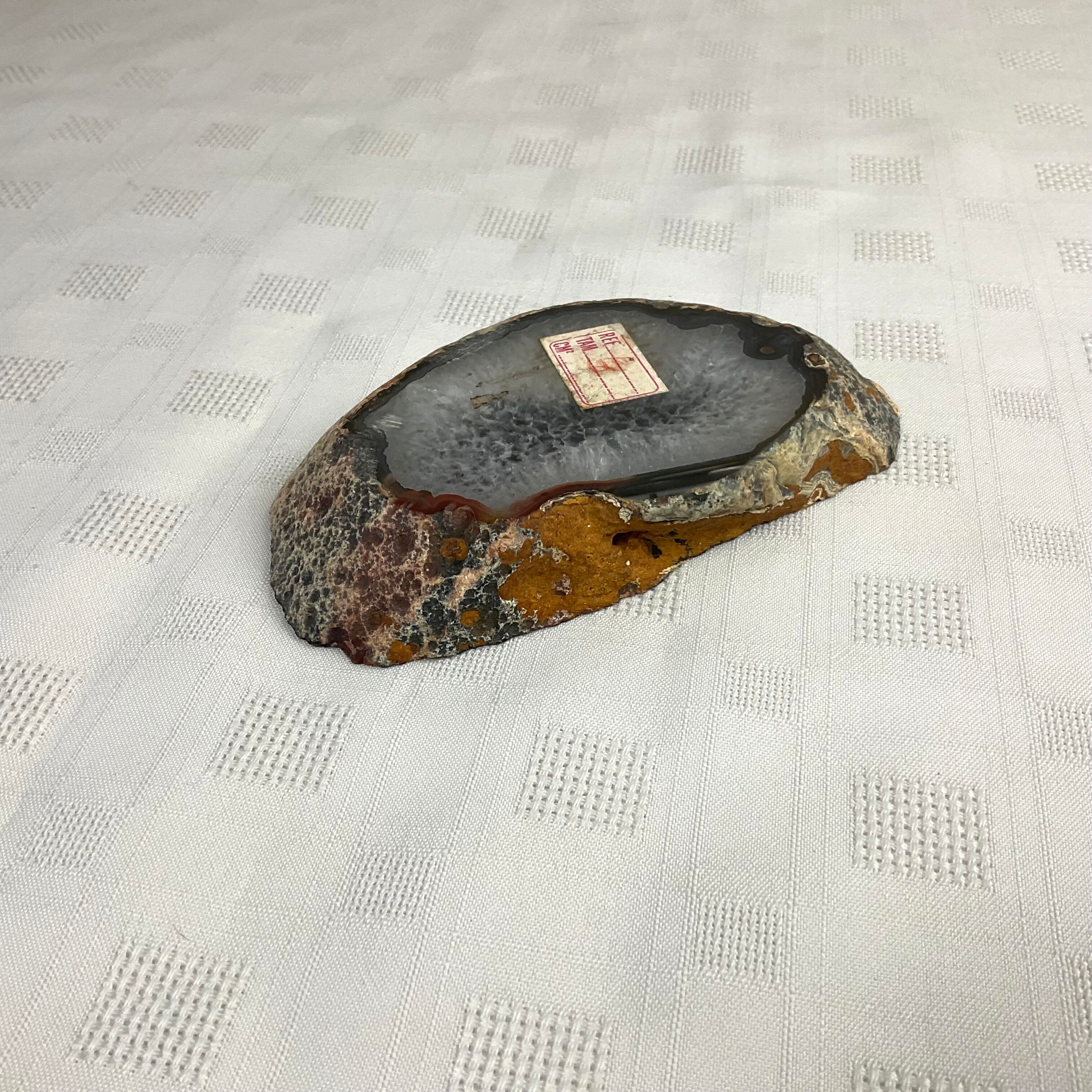 Agate natural stone ashtray