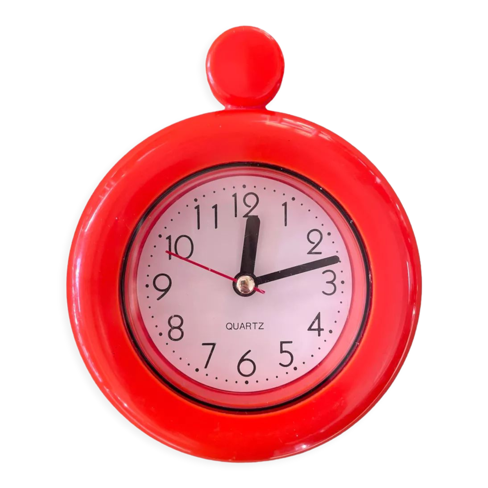 Orange wall clock IKEA vintage 90s