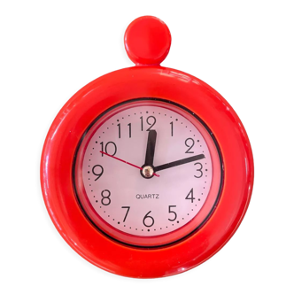 Orange wall clock IKEA vintage 90s