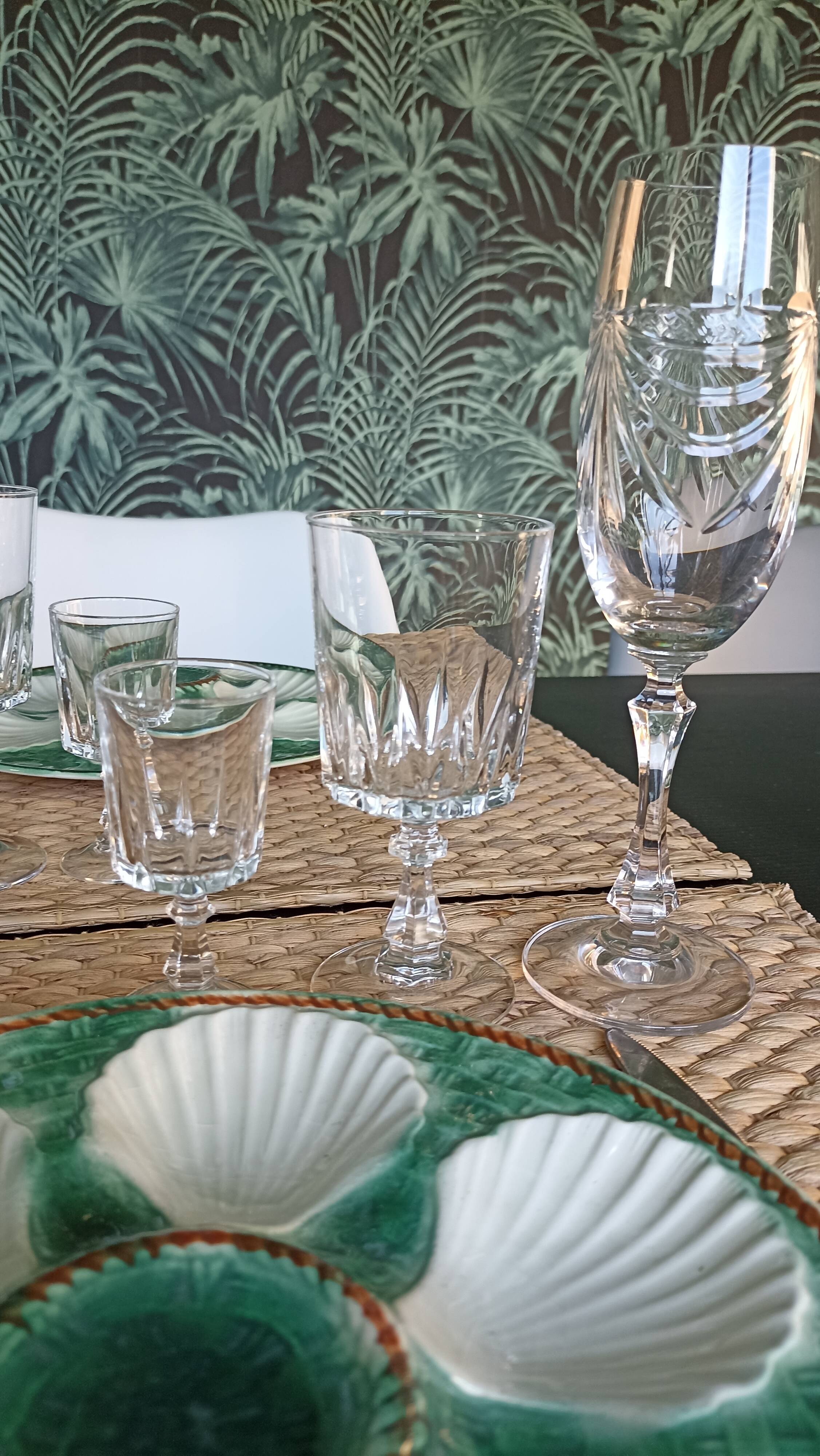 Verres à liqueur cristal