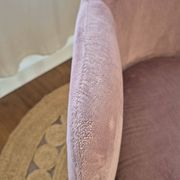 Armchair torre 1961 – model da vinci 02 – pale pink velvet