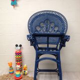 High chair rattan Emmanuelle