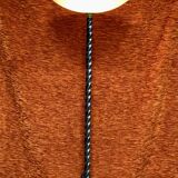 Art deco wrought iron floor lamp