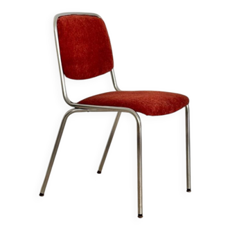 Vintage chrome stainless steel chair 1970