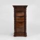 Baroque Style Display Case in Oak, Belgium, 1950s