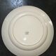 Assiette ronde/plat rond ancien faïence longwy mignon oiseaux terre de fer ø 31.5 cm