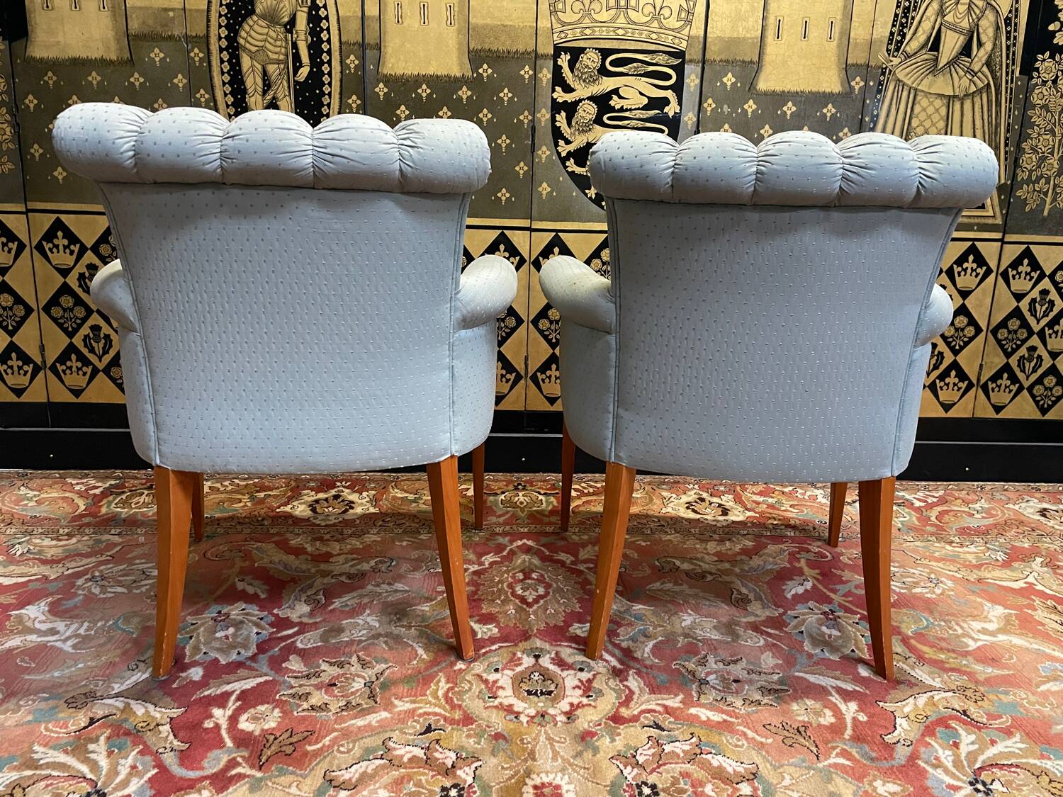 Pair of Armchairs - Art Deco Style Bergères