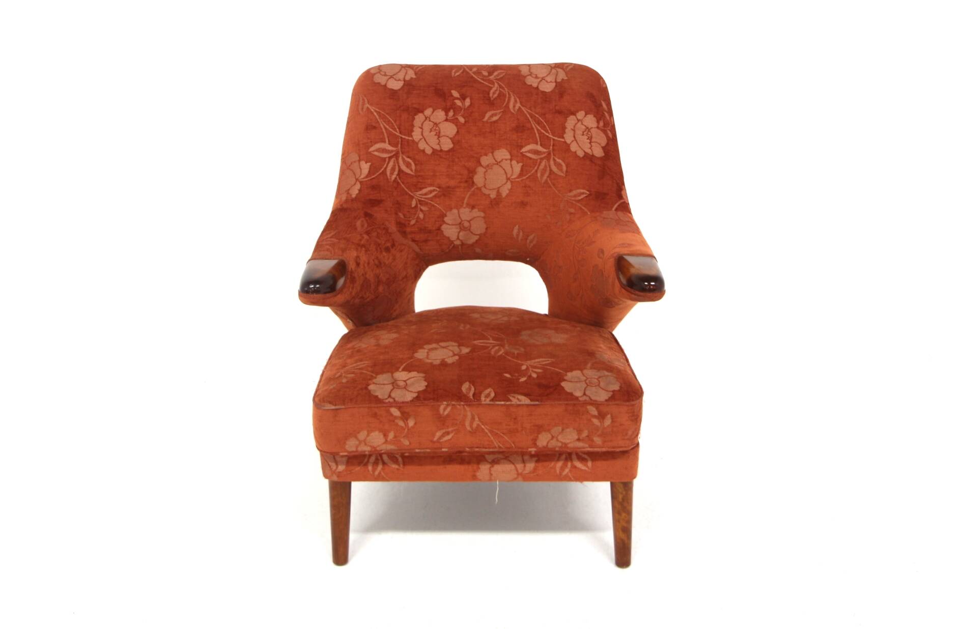 Fauteuil scandinave en tissu, Suède, 1940