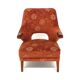 Fauteuil scandinave en tissu, Suède, 1940