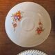 Set of 6 saucers small antique biscuit bread plates Limoges Villeroy and Bich Gilbert