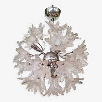 Vintage chandelier murano glass lamp