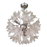 Vintage chandelier murano glass lamp