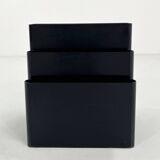 Black magazine rack by Giotto Stoppino for Kartell, 1970