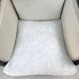 Paire de fauteuils en bois noirci