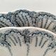 Two ironstone plates Saint-Amand Regency model