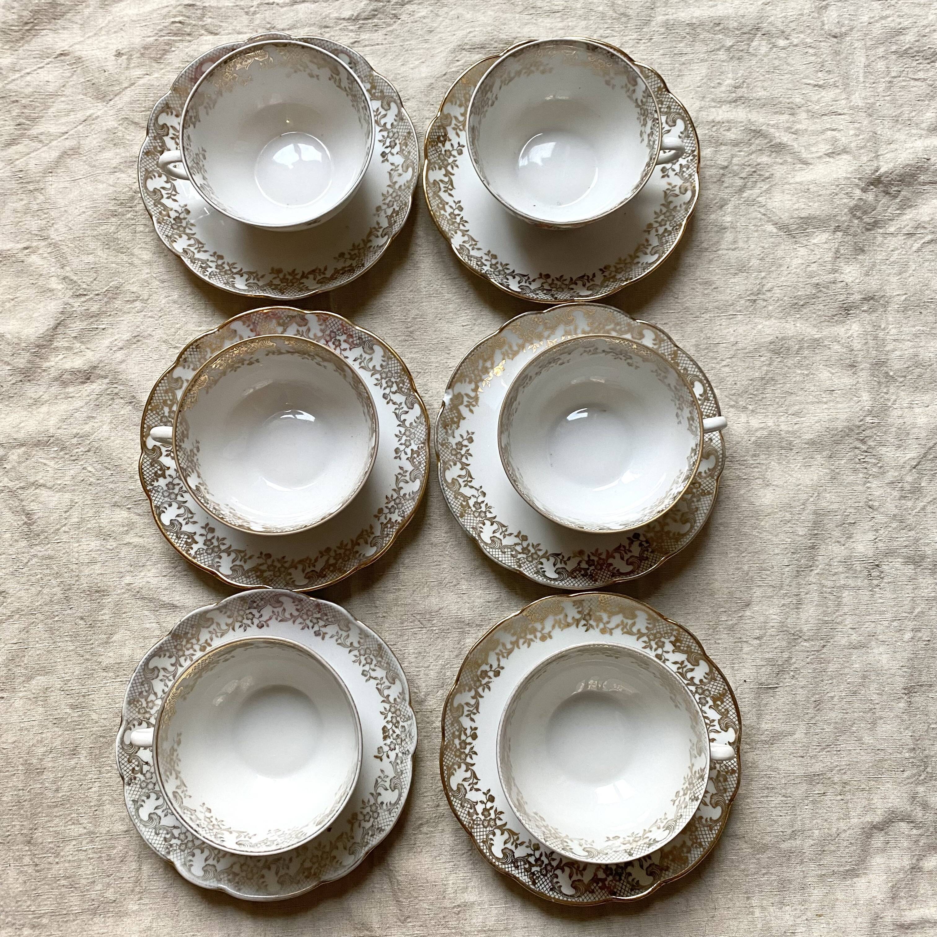 Limoges porcelain cups
