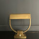 Adjustable lamp art deco modernist vintage solid brass, France 1930