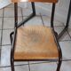 Desk and chair in school formica 60s-70s