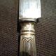 Set of 12 dessert knives stainless blades Adrien Bergeon goldsmith