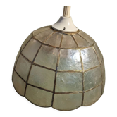 Mother-of-pearl and brass suspension
