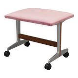 Pink footrest, Danish design, 1960s, production: Denmark